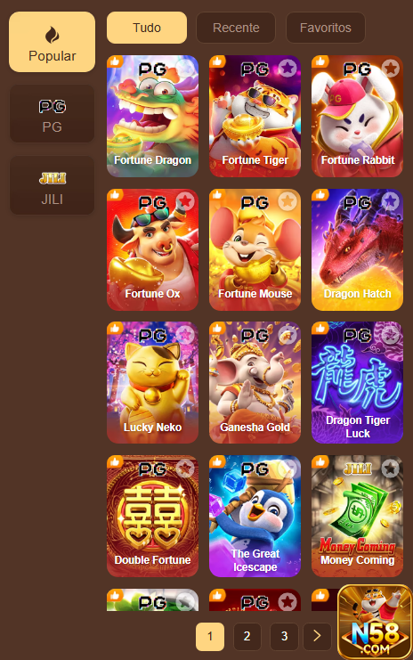 n58.com participe de imersivo jogo